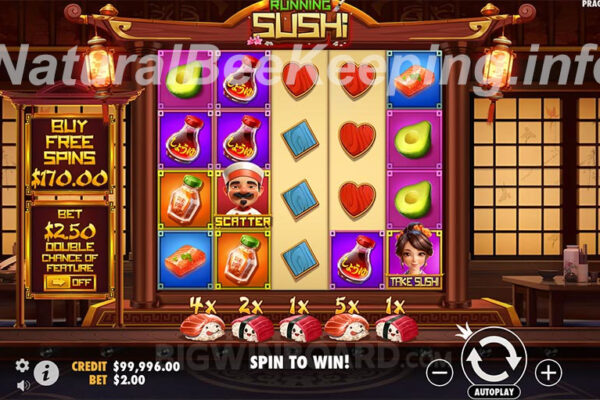 slot running sushi