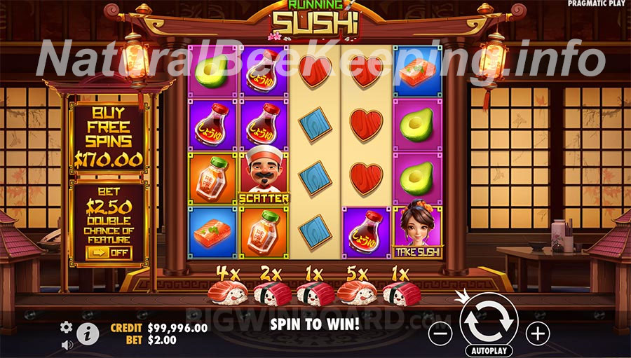 slot running sushi